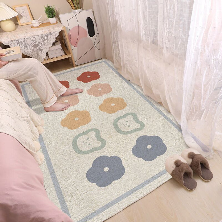CozyCharm Botanical Design Bedroom Carpet - Soft and Comfortable, Easy to Maintain, Made to Last