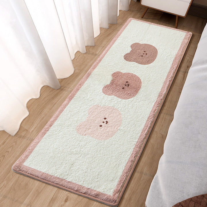CozyCharm Botanical Design Bedroom Carpet - Soft and Comfortable, Easy to Maintain, Made to Last