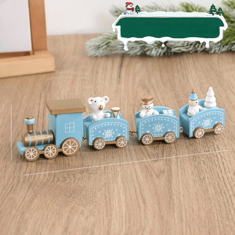 Christmas Train | Cheerful Wooden Decoration