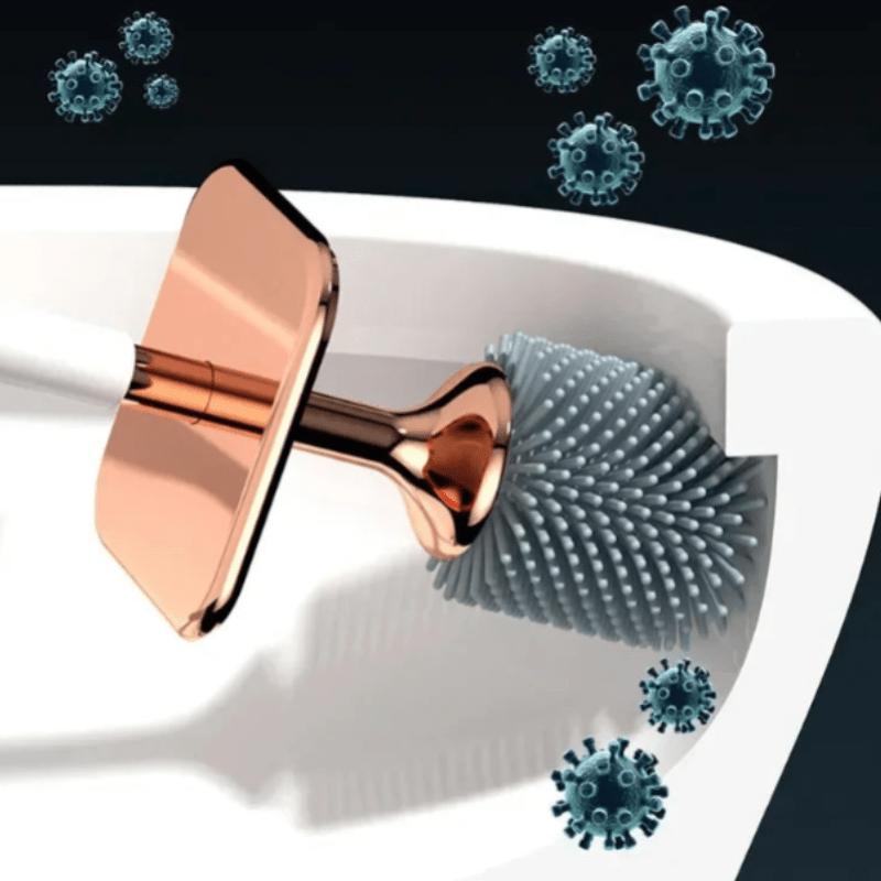 SpotlessScrub | Silicone Toilet Brush with Magic Wall Mount