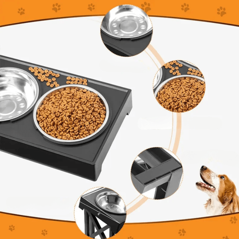 MealMate | Elevated Dog Bowl with Mat