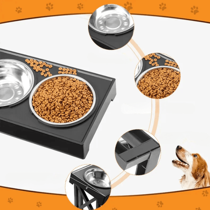 MealMate | Elevated Dog Bowl with Mat