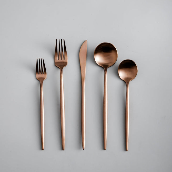 StyleKitchen – Minimalist Stainless Steel Cutlery Set – Elegant and Functional for Every Meal