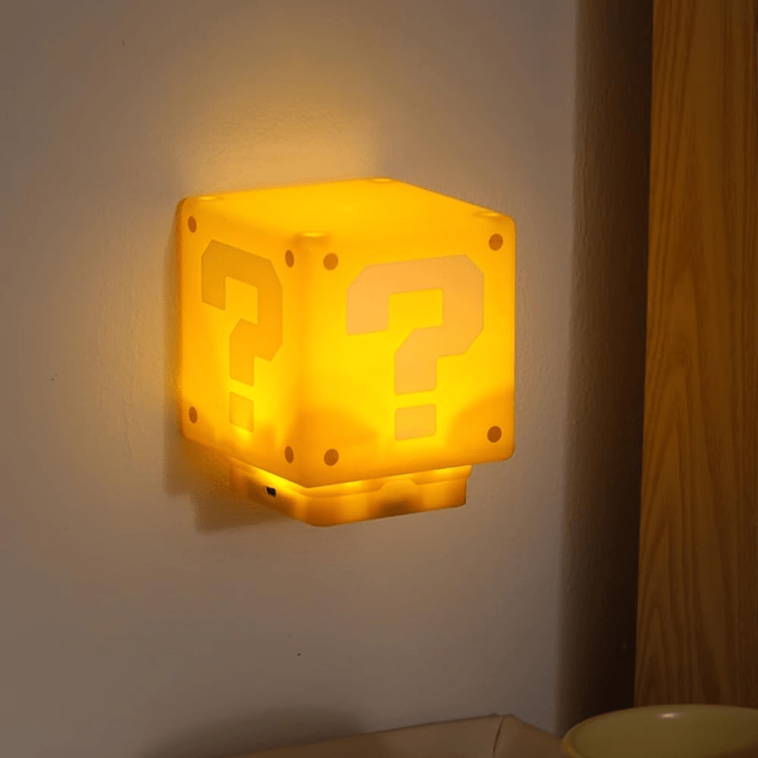 MarioLight – Playful Question Mark Desk Lamp for Kids & Gamers