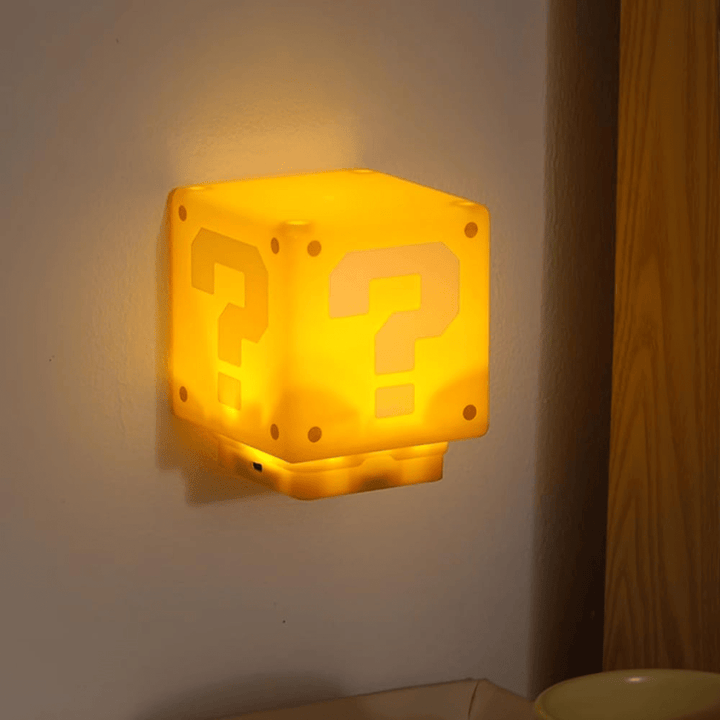 MarioLight – Playful Question Mark Desk Lamp for Kids & Gamers