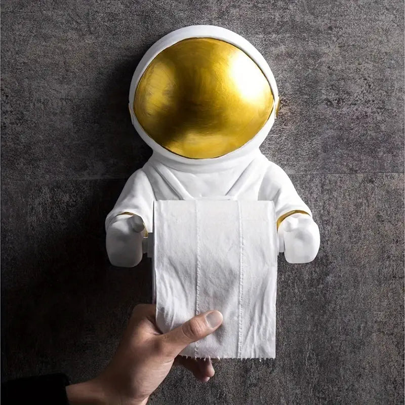 GalaxyGrip | Astronaut Toilet Paper Holder for a Fun Factor