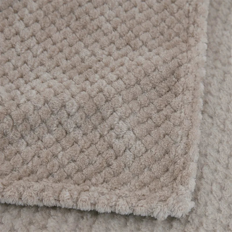 Luxura – Luxe Soft Waffle Texture Blanket – Perfect for Ultimate Comfort