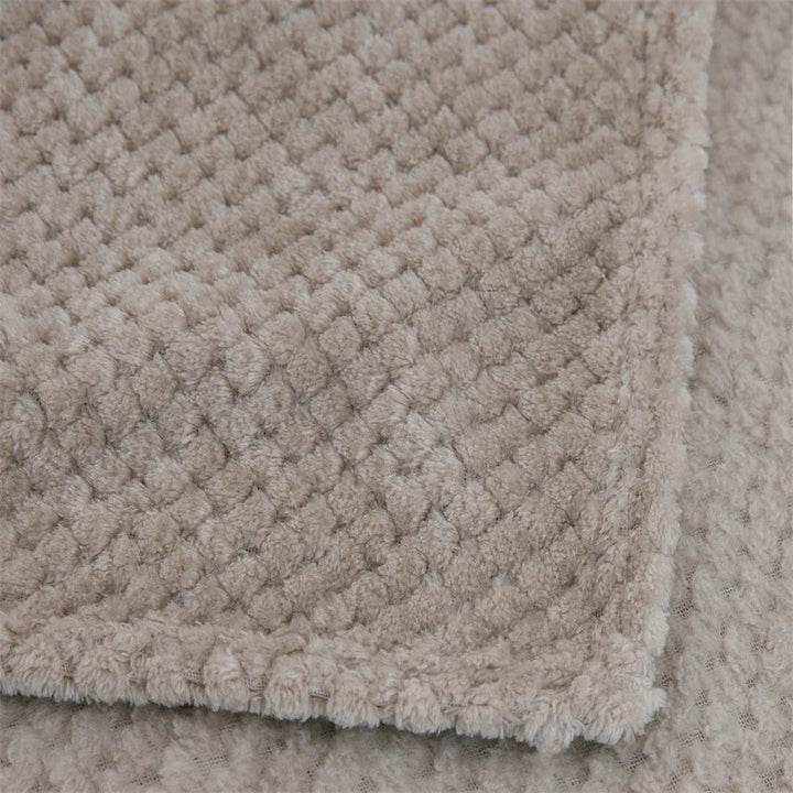 Luxura – Luxe Soft Waffle Texture Blanket – Perfect for Ultimate Comfort