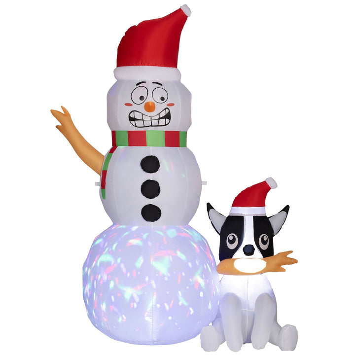 WinterPals – Inflatable Christmas Decoration with Snowman and Dog