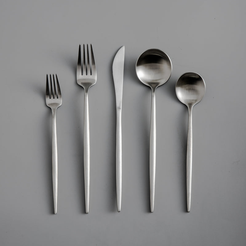 StyleKitchen – Minimalist Stainless Steel Cutlery Set – Elegant and Functional for Every Meal