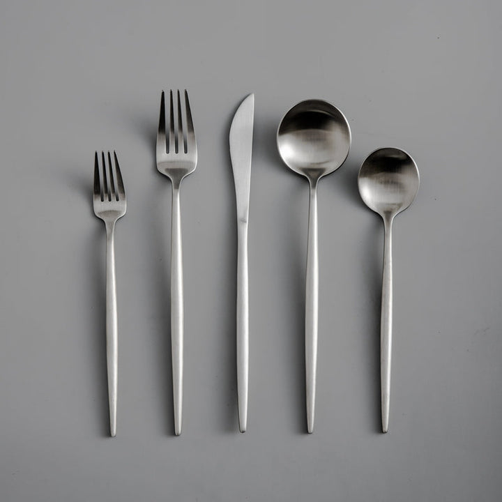 StyleKitchen – Minimalist Stainless Steel Cutlery Set – Elegant and Functional for Every Meal