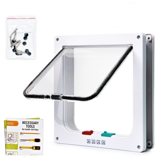 SafeFold | Folding Door with Cat Flap and Security