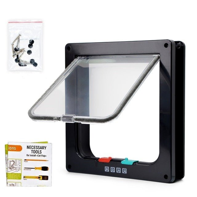 SafeFold | Folding Door with Cat Flap and Security