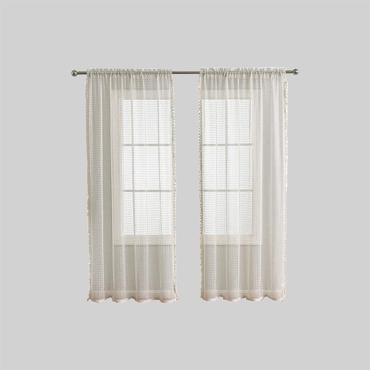 SoftChic | Beige Voile Curtains for Elegance and Comfort