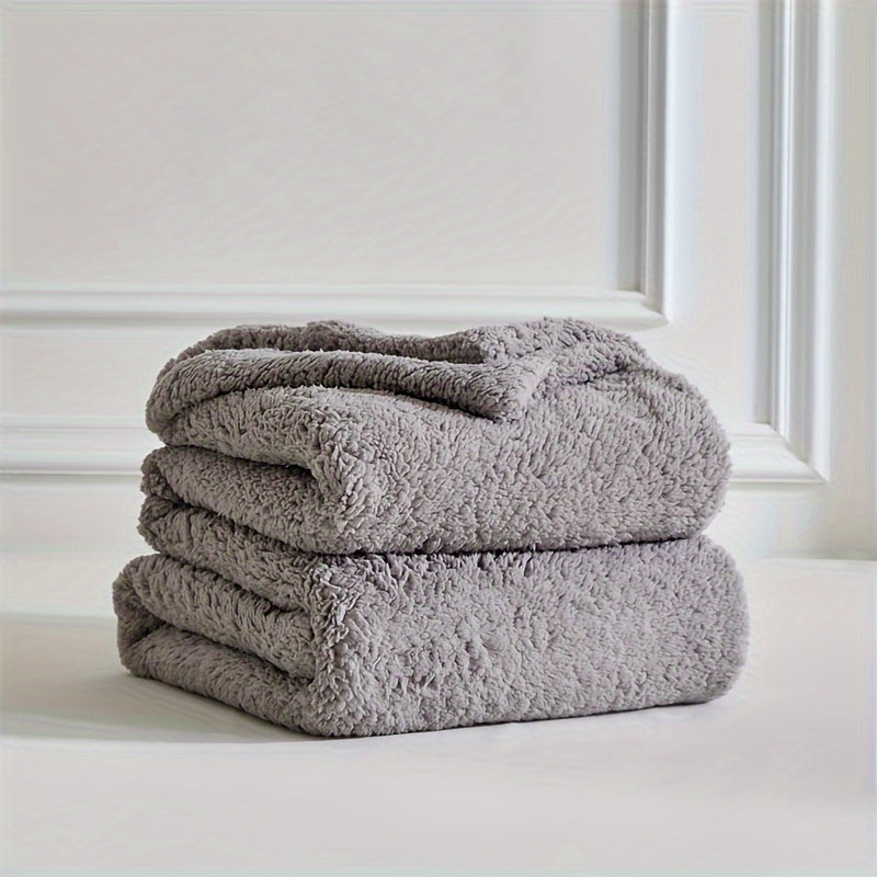 SnuggleTwist – Reversible Ultra-Soft Sherpa Fleece Blanket – For Double Softness and Coziness