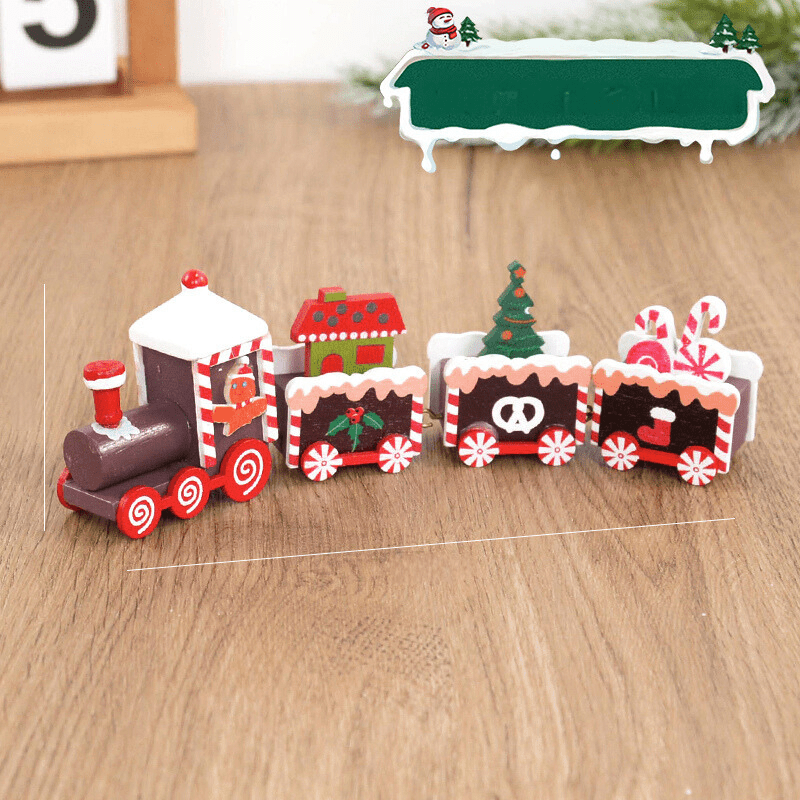 Christmas Train | Cheerful Wooden Decoration