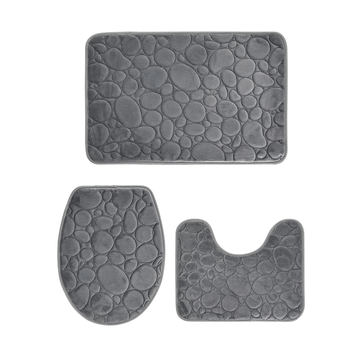 SoftStoneAqua | Simple & Soft Water-Absorbing Mat Set