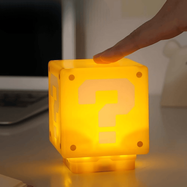 MarioLight – Playful Question Mark Desk Lamp for Kids & Gamers