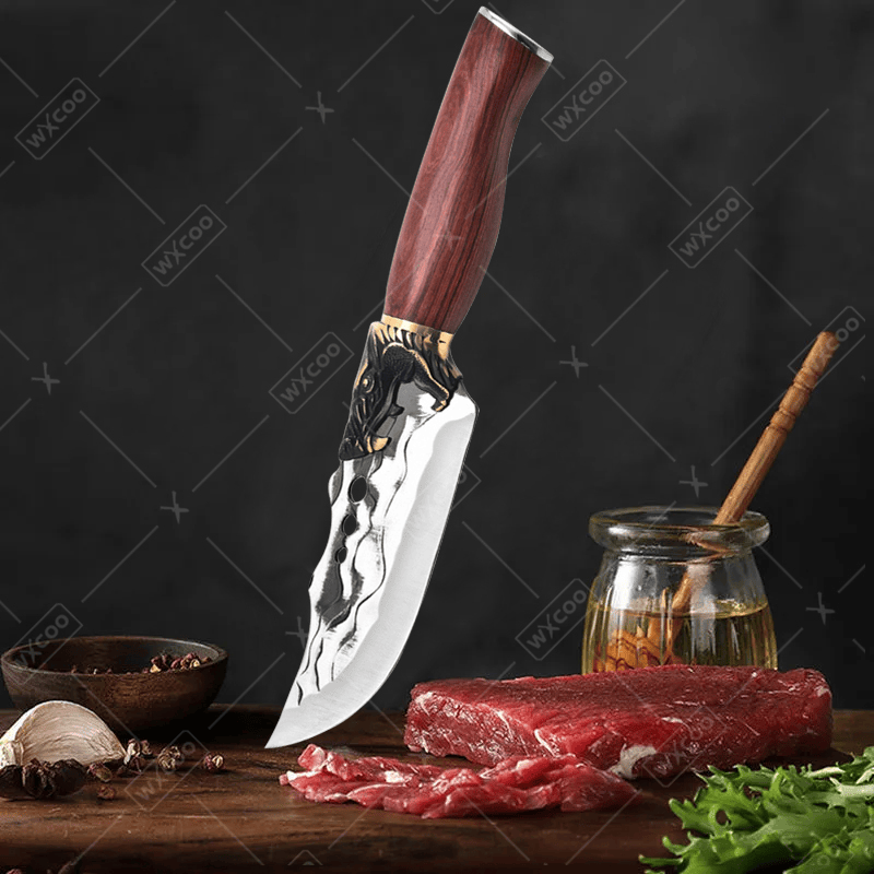 ChefCraft | Forged Kitchen Knife with Wooden Handle