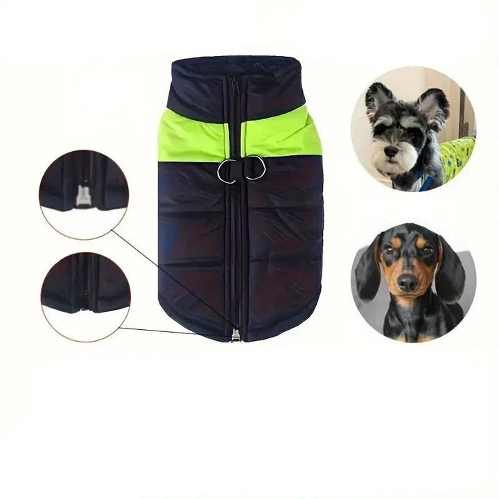StormPup | Waterproof Dog Jacket with Back Zipper and Quality Filling