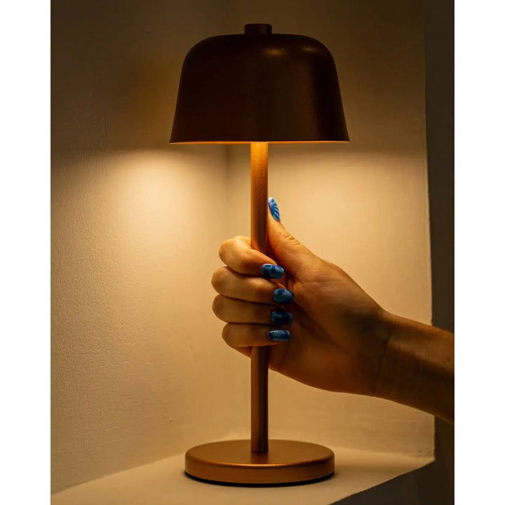 Anton Copper Rechargeable Table Lamp | Stylish and Wireless Lighting