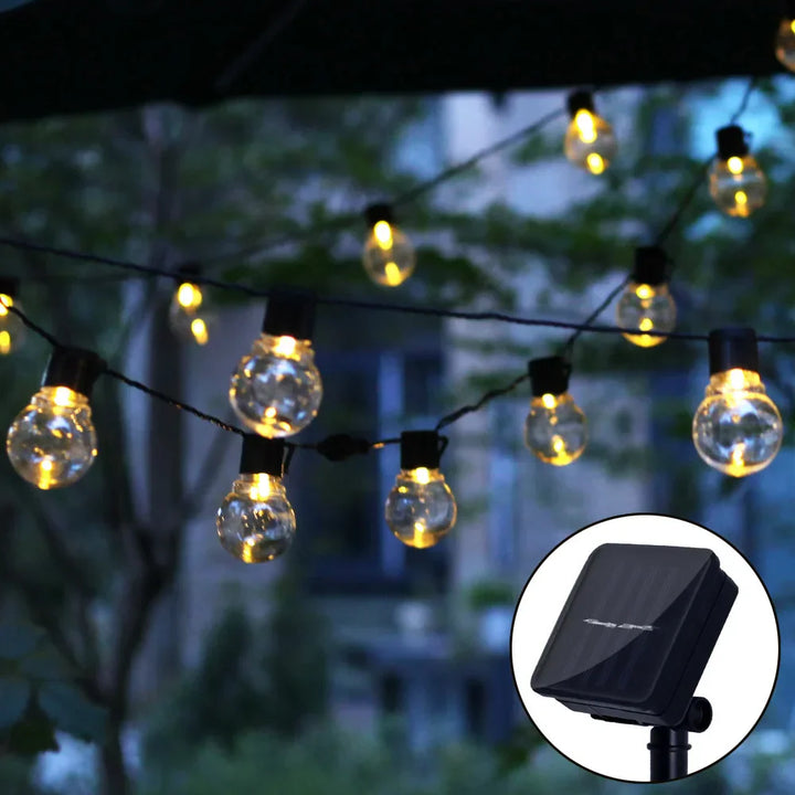SolarSfeerslinger | Elegant LED String Lights for Garden and Patio