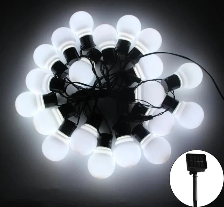 SolarSfeerslinger | Elegant LED String Lights for Garden and Patio