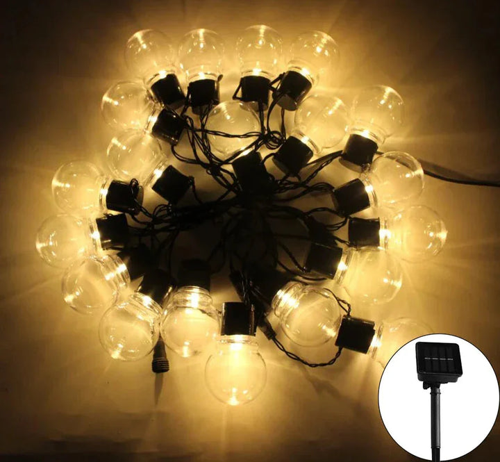 SolarSfeerslinger | Elegant LED String Lights for Garden and Patio