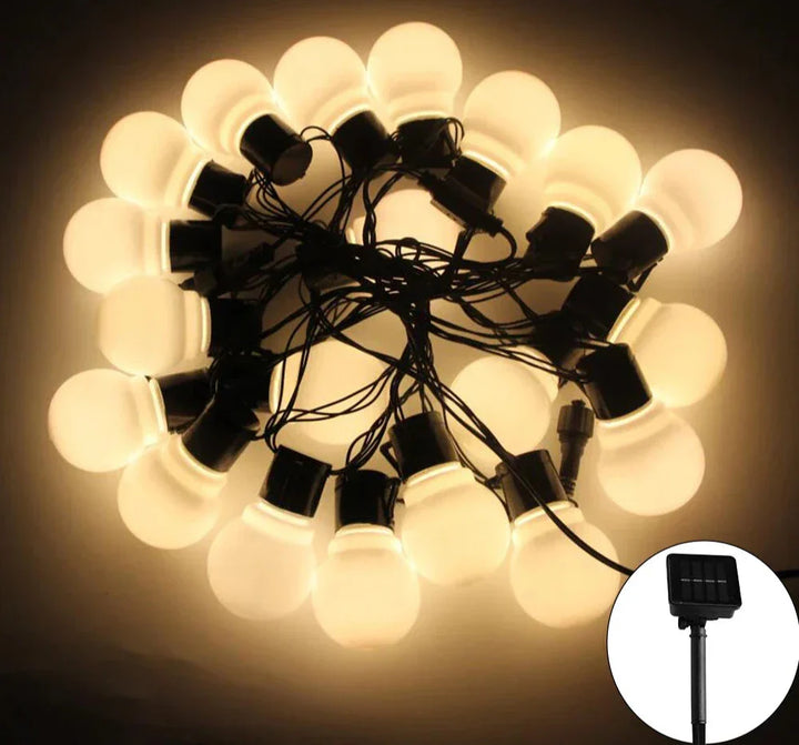 SolarSfeerslinger | Elegant LED String Lights for Garden and Patio