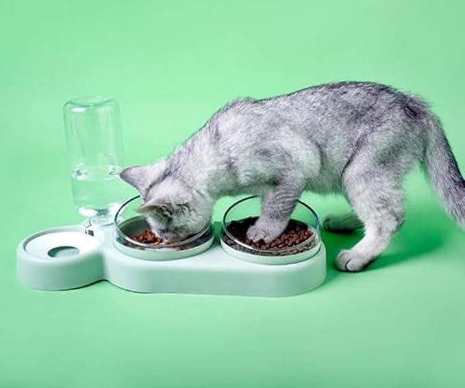 FeedFlow | Innovative 3-in-1 Feeding Station with Dishwasher-Safe Bowls