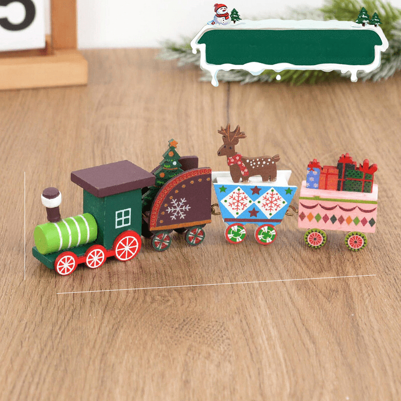 Christmas Train | Cheerful Wooden Decoration