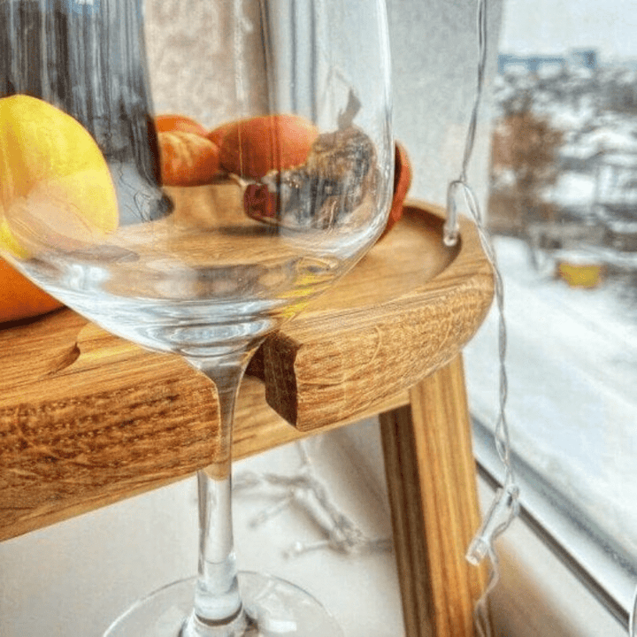 Versatile Folding Table - Handy for Wine, Snacks, and Garden Use