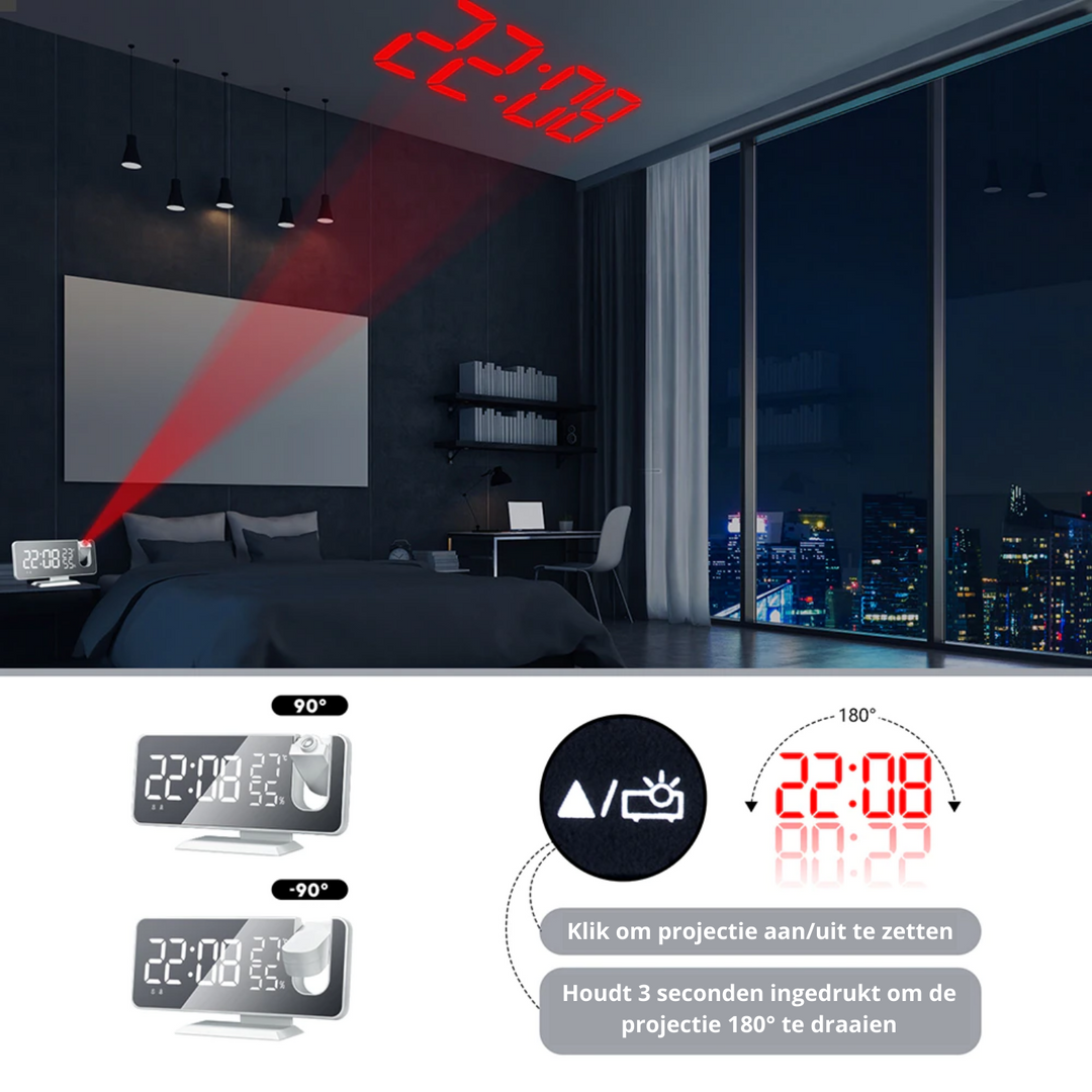 CLEVLO | Astronatic LED Projection Clock