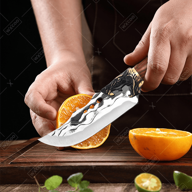 ChefCraft | Forged Kitchen Knife with Wooden Handle