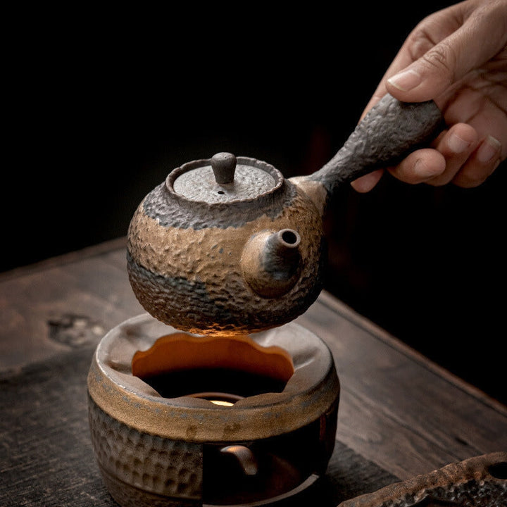 Ceramic Tokoname-yaki Teapot - For Elegant Solo Tea and Intimate Occasions