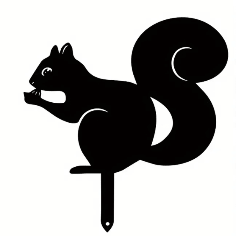 CharmingCritters | Sustainable Wrought Iron Rabbit & Squirrel Art for Outdoors