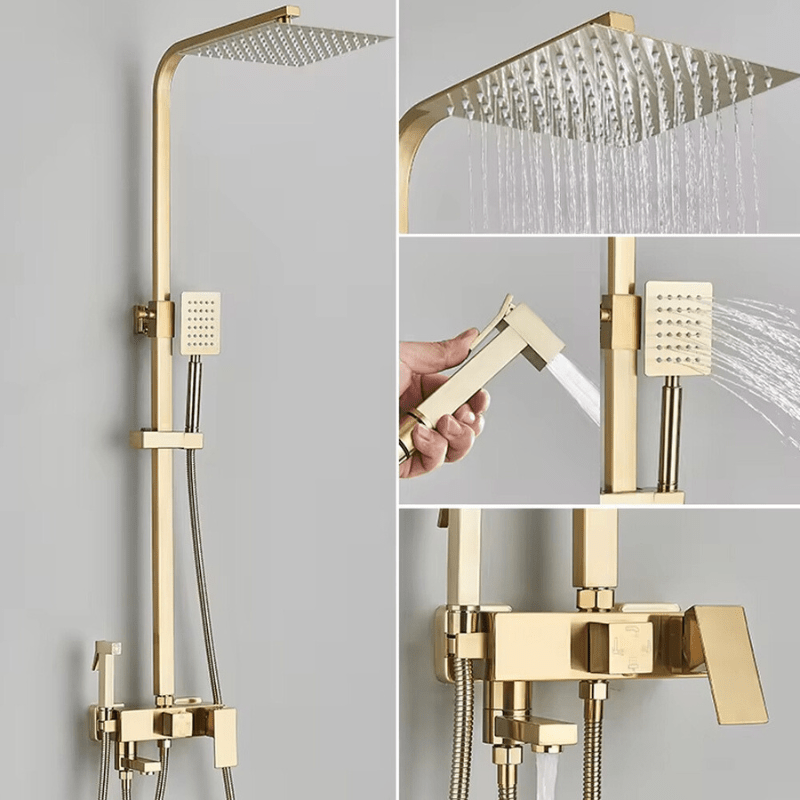 RainFlow | Brass Shower Faucet Set