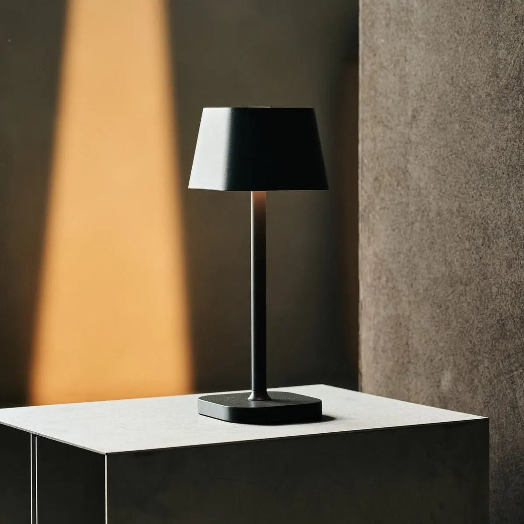 Ava Stone Gray - Rechargeable Table Lamp | Stylish, Wireless Lamp and Dimmable