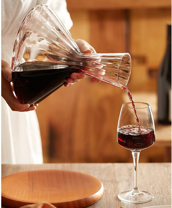 AeroDecant - Exclusive Carafe and Glass Set - Innovative Rotating Carafe for Perfect Taste Experience