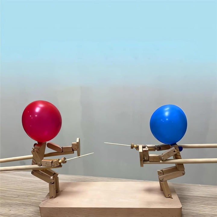 Wooden and Metal Balloon Pop Game - Fun for Young and Old - Perfect for Parties, with a Sturdy Construction -