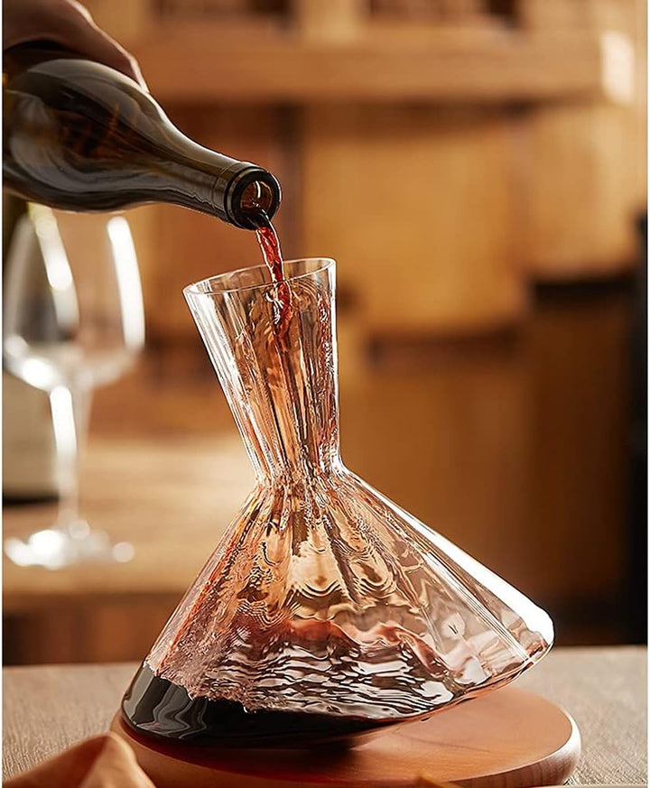 AeroDecant - Exclusive Carafe and Glass Set - Innovative Rotating Carafe for Perfect Taste Experience