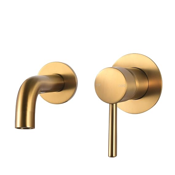 Arcadia Wall-Mounted Bathroom Faucet – 360° Rotation – Contemporary Design - Modern Elegance