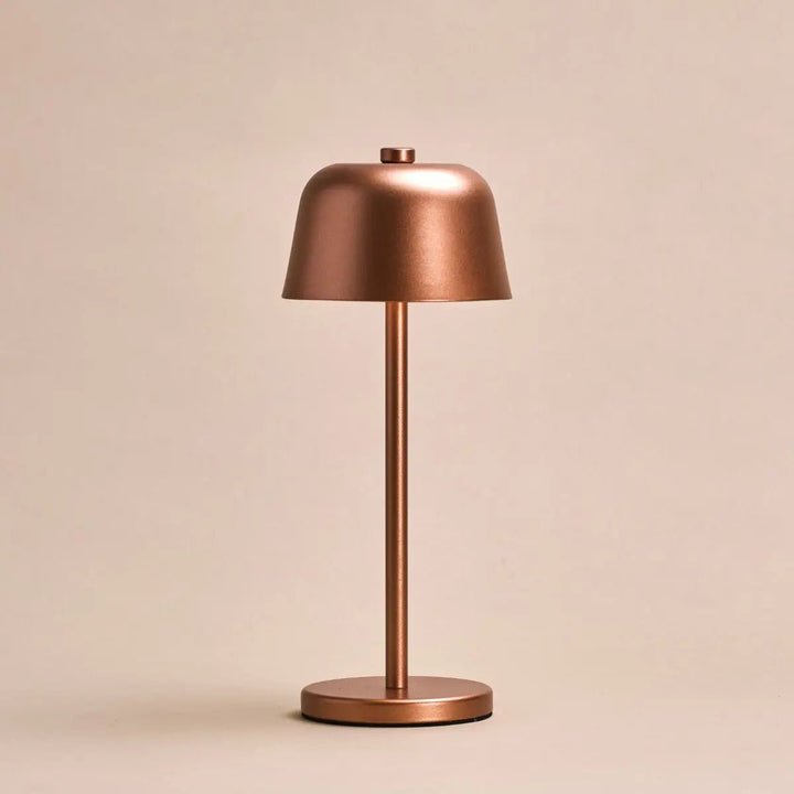Anton Copper Rechargeable Table Lamp | Stylish and Wireless Lighting
