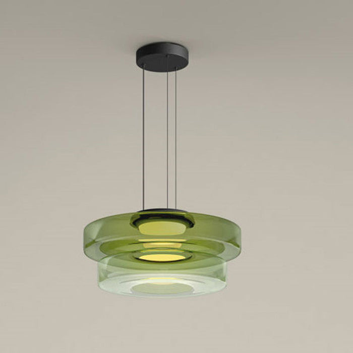 CraftNova – Bauhaus Glass Pendant Lamp with Adjustable Suspension