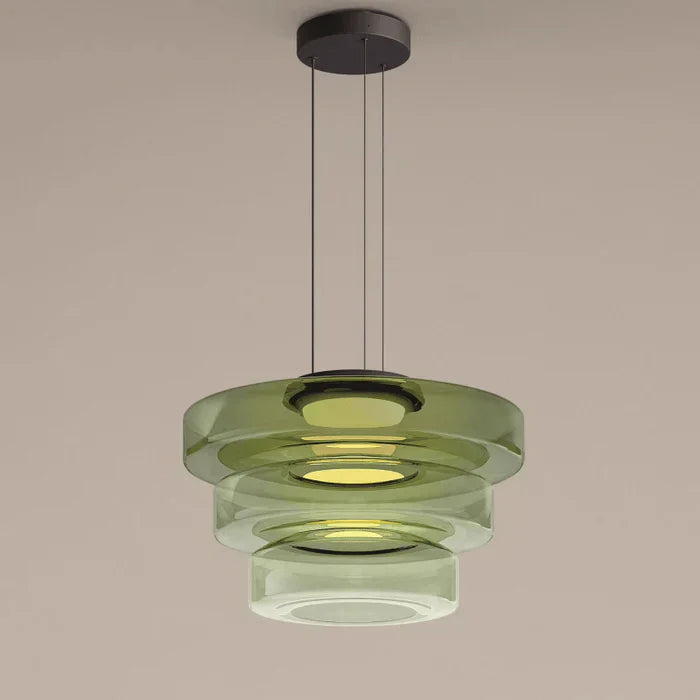CraftNova – Bauhaus Glass Pendant Lamp with Adjustable Suspension