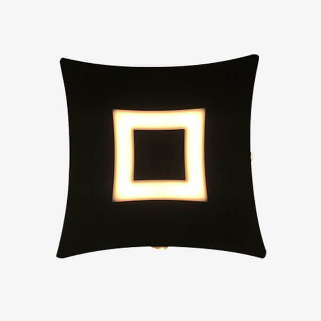 LuminaSquare LED Wall Lamp - Efficient and Sustainable Garden Lighting - Perfect for Patios and Fences