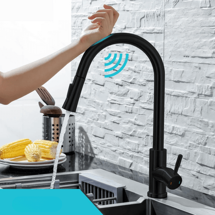 SmartNickelFlow | High-Tech Kitchen Faucet for Modern Comfort
