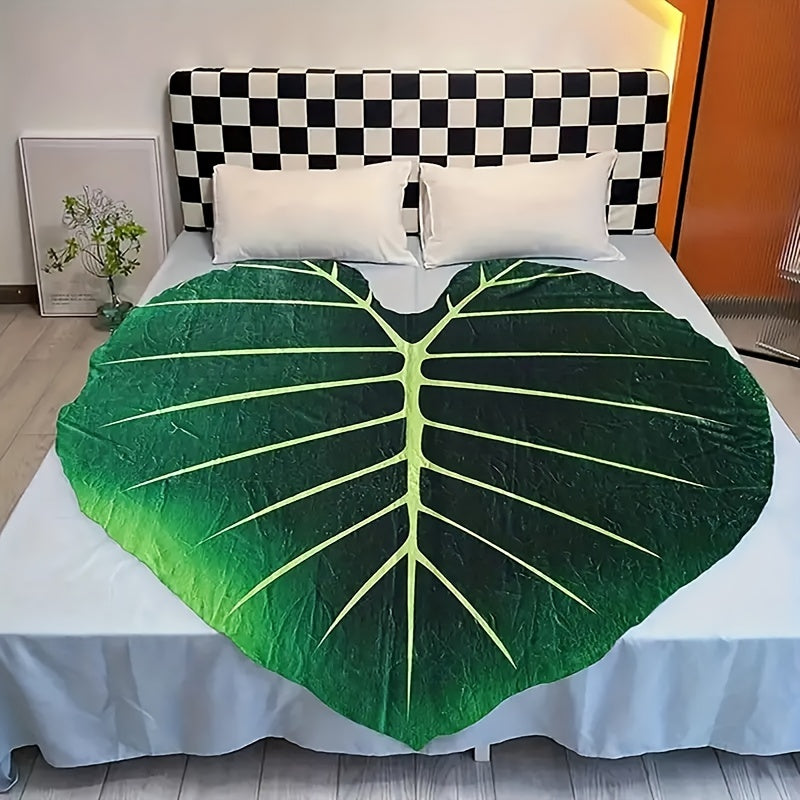 LeafHaven Cozy Leaf-Shaped Blanket - A Symbol of Comfort, Simplicity, and Home