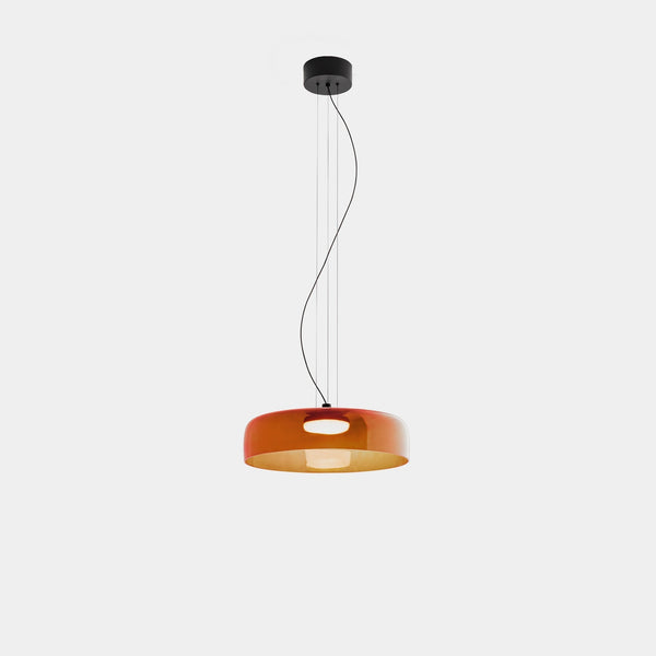 LumaNord – Artisan Hanging Lamp of Norwegian Glass Design