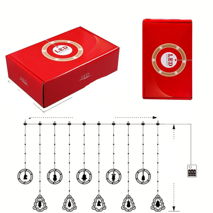 MerryCircle – Magical Wish Ring Lighting with Christmas Decorations